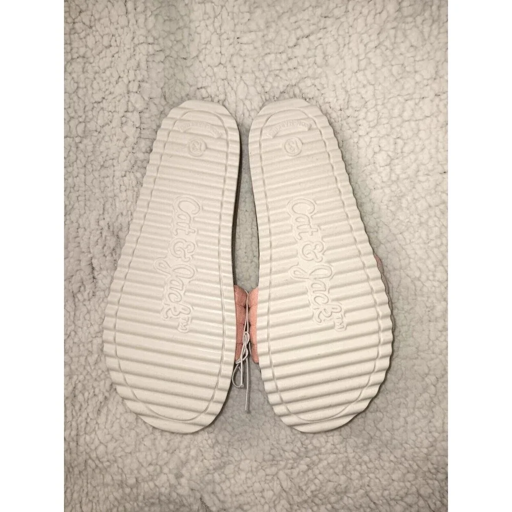Cat & Jack Girls Summer Sandals Slide-On Size 13 Pink